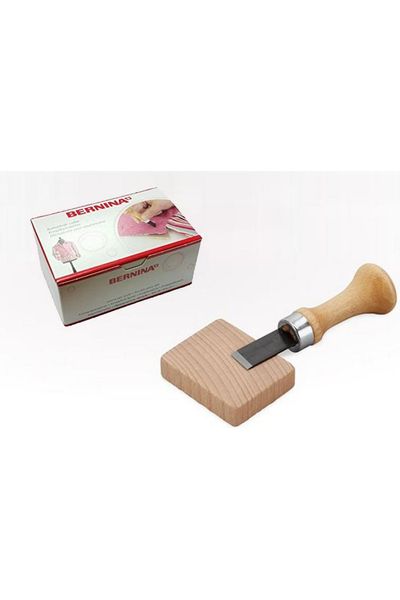 Bernina Buttonhole Cutter with Wooden Block