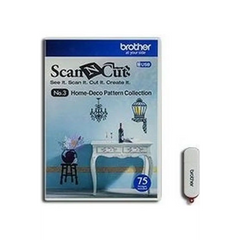 Brother ScanNCut Pattern Collection USB #3 Home-Deco Pattern Collection
