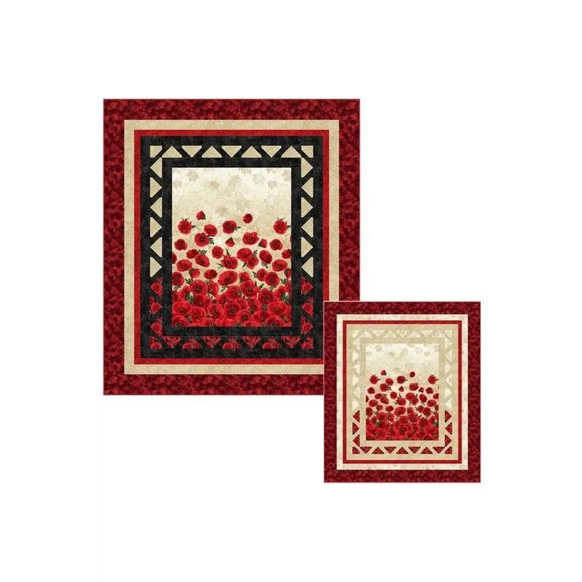 Scattered Poppies Pattern