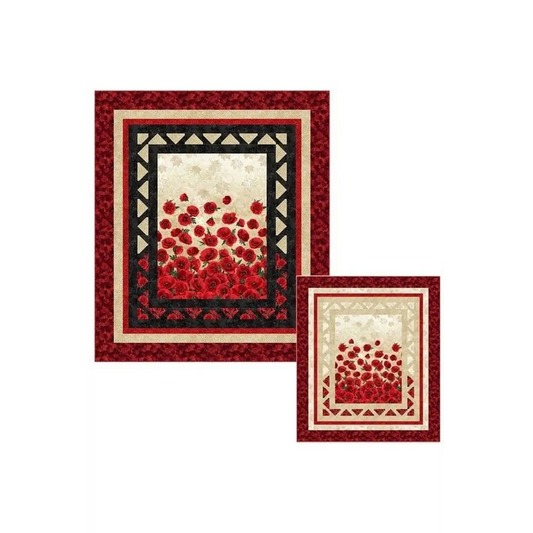 Scattered Poppies Pattern