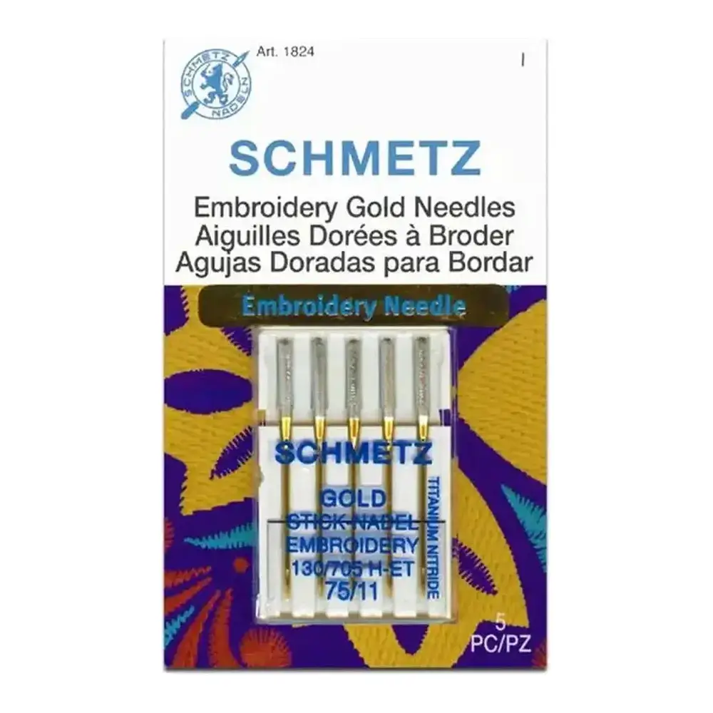 Schmetz Gold Embroidery Needle