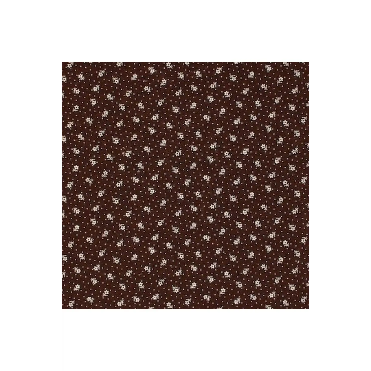 Circa 1800's Brown Floral - ST2730-0009