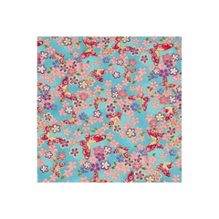 Metallic Cotton Blossoms and Buterflies Blue - 14-3000-0305