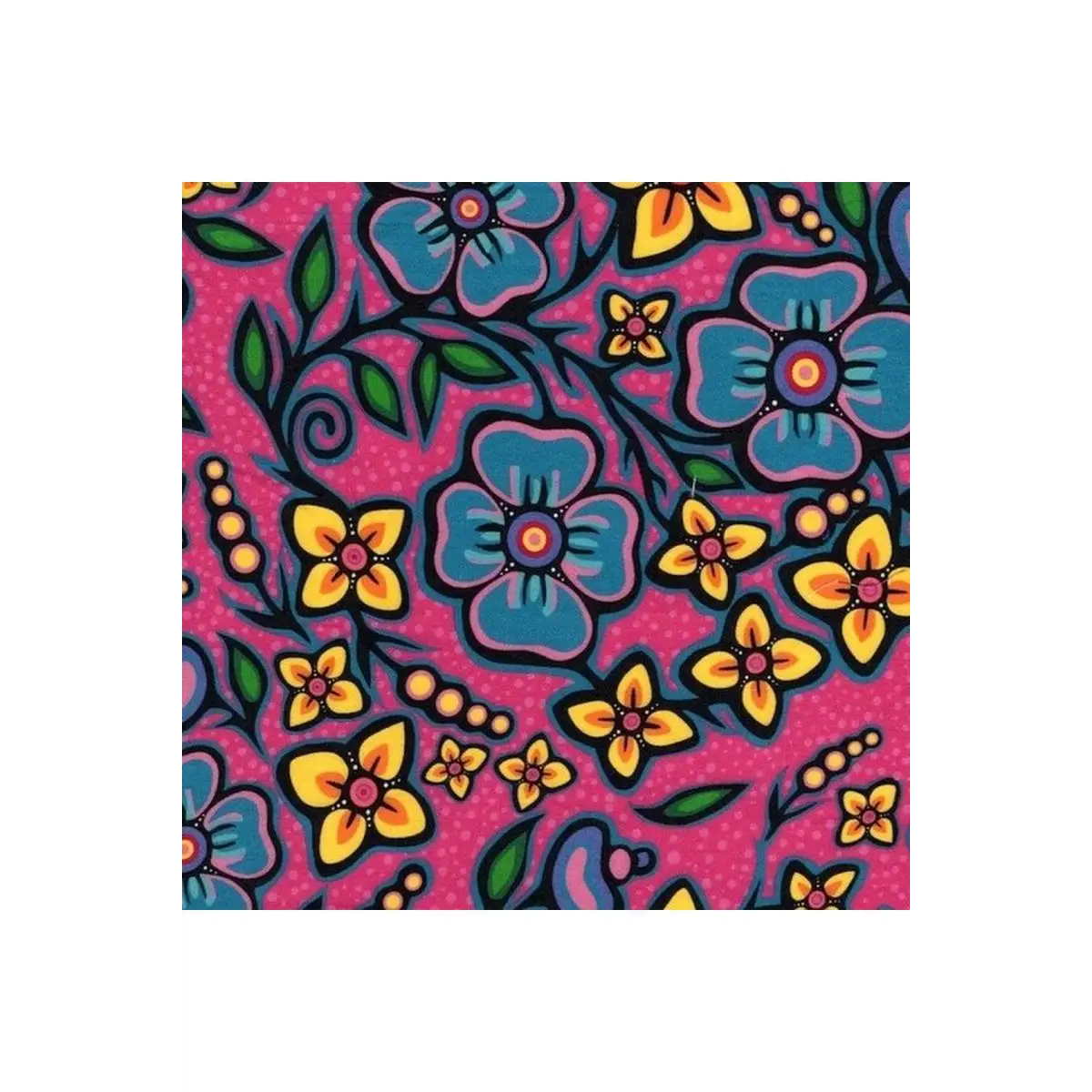 Ojibway Florals Rose - JT-OF01-ROSE