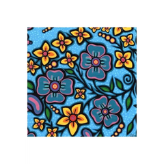Ojibway Florals Turquoise - JT-OF01-TURQ