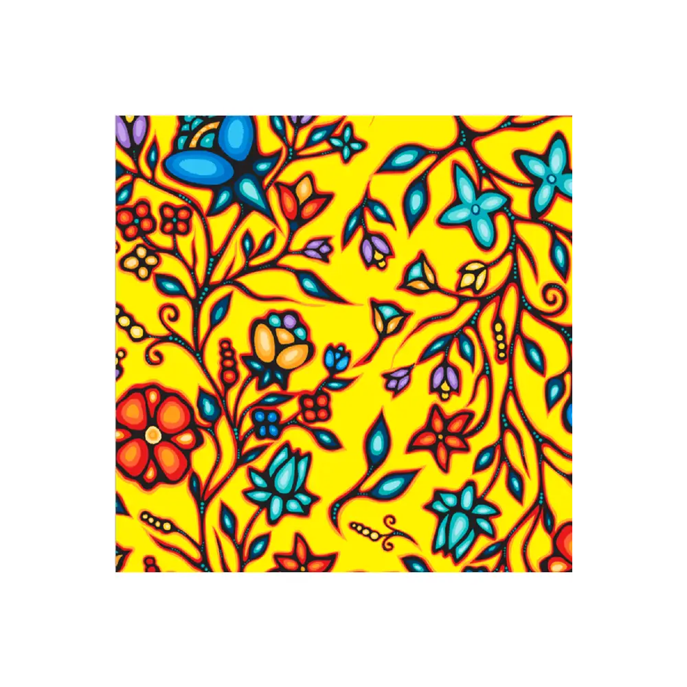 Ojibway Florals Yellow - JT-OF02-YELO