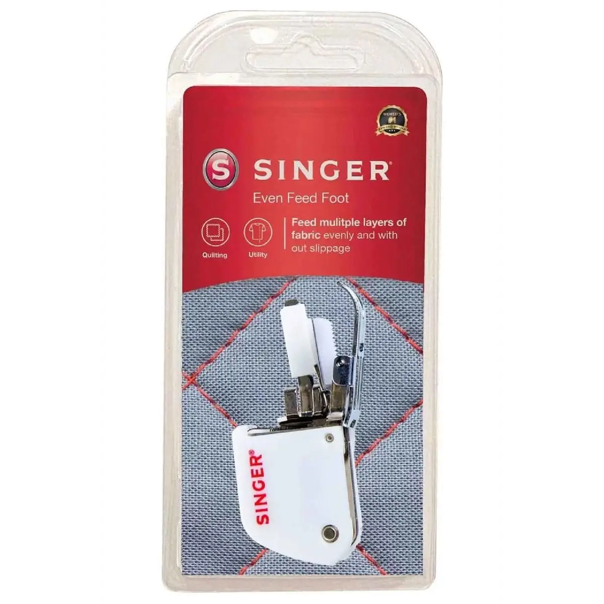 SINGER® Even Feed / Walking Presser Foot - All About Sewing 