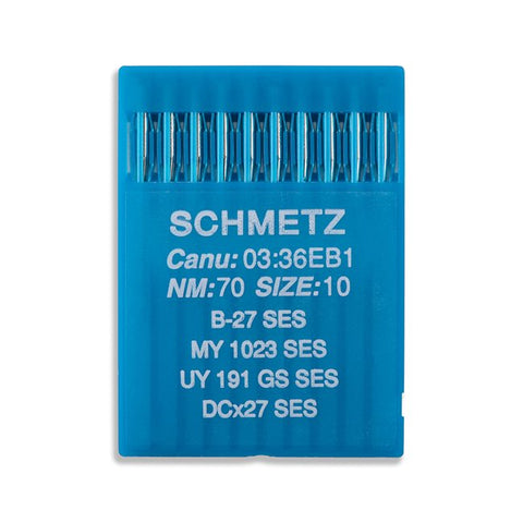 B-27(SES), DCx27(SES) Light Ball Point Needles, Schmetz - 10Pkg