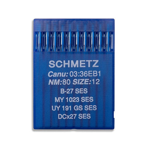 B-27(SES), DCx27(SES) Light Ball Point Needles, Schmetz - 10Pkg