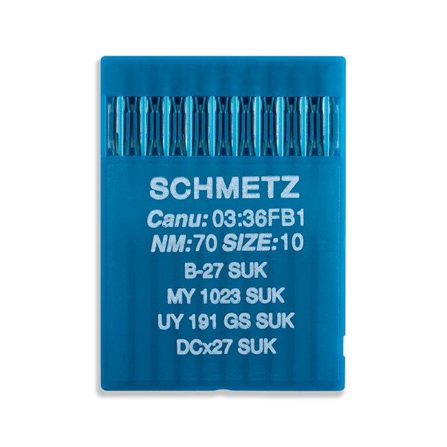 Schmetz Medium Ball Point Industrial Needles - B-27(SUK), DCx27(SUK) - 10Pkg