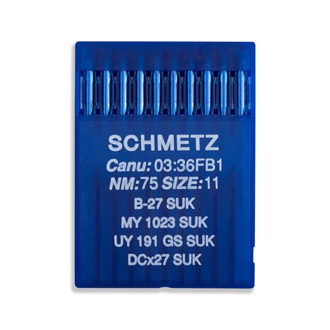 Schmetz Medium Ball Point Industrial Needles - B-27(SUK), DCx27(SUK) - 10Pkg - view 2