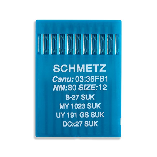 Schmetz Medium Ball Point Industrial Needles - B-27(SUK), DCx27(SUK) - 10Pkg - view 3