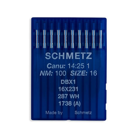 Regular Point DBx1, 16x231, 287 WH, 1738 (A), Schmetz Needles - 10/PKG
