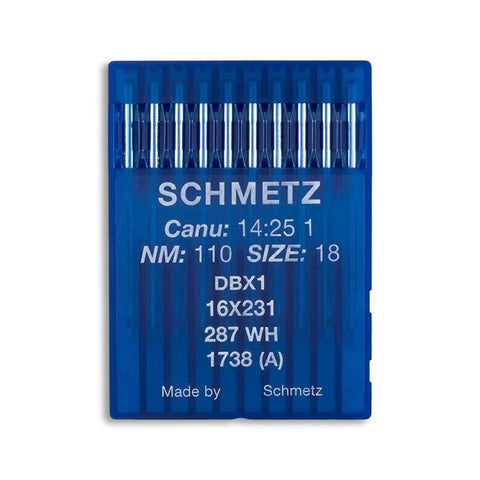 Regular Point DBx1, 16x231, 287 WH, 1738 (A), Schmetz Needles - 10/PKG