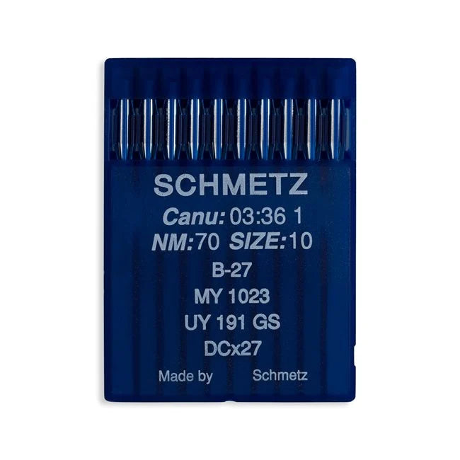 Regular Point B-27, MY 1023, UY 191 GS, DCx27, Schmetz Needles - 10/Pkg