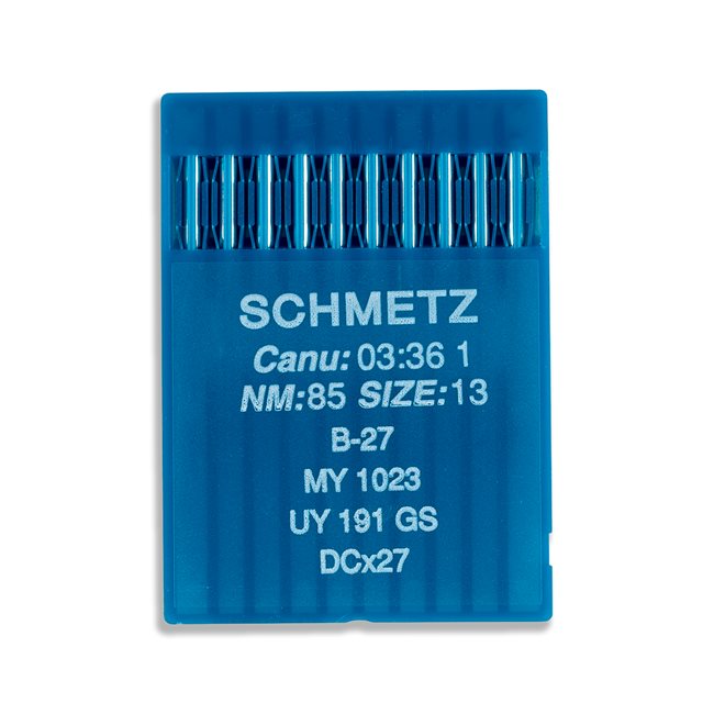 Regular Point B-27, MY 1023, UY 191 GS, DCx27, Schmetz Needles - 10/Pkg