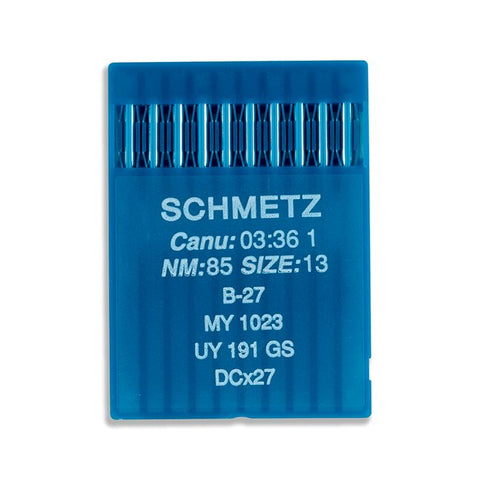 Regular Point B-27, MY 1023, UY 191 GS, DCx27, Schmetz Needles - 10/Pkg