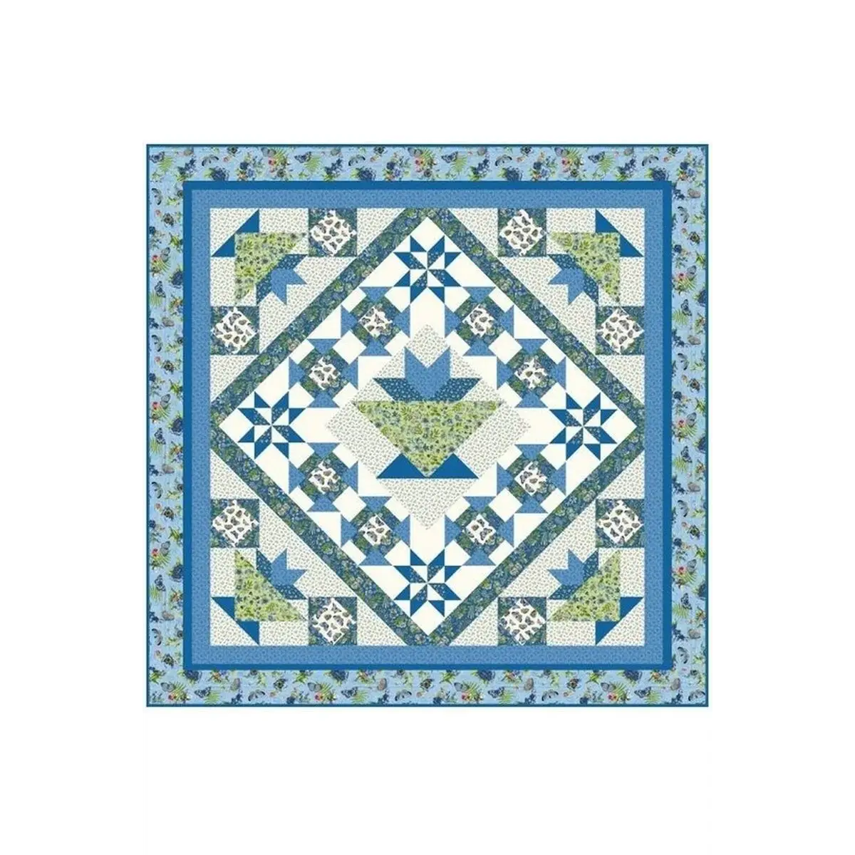 Something Blue Antique Blue Pattern - PTN3035