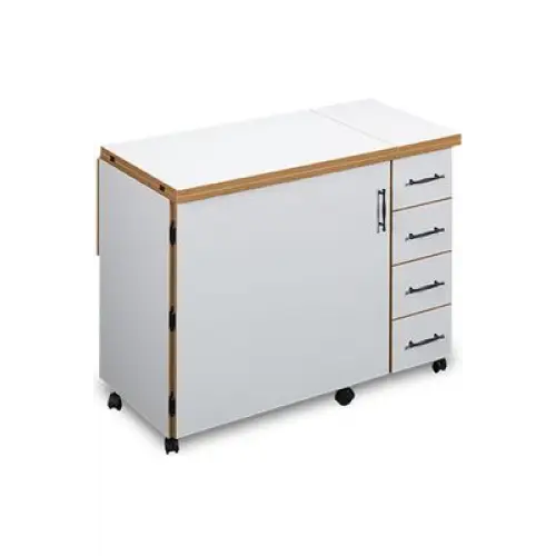 Sylvia Designs, Model 920 Sewing Machine Desk with 4 Drawers
