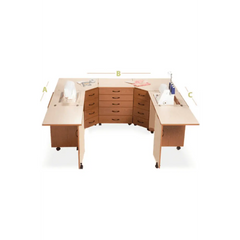 Sylvia Model U2610 Combo Cabinet