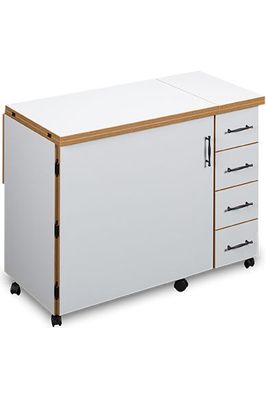 Sylvia Designs, Model 920 Sewing Machine Desk with 4 Drawers