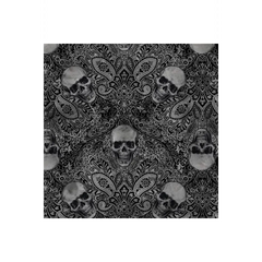 Black Skull Damask