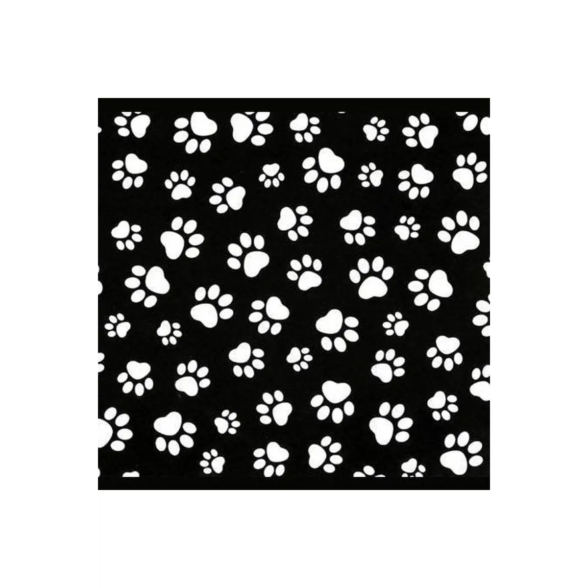 Black/White Paw Prints
