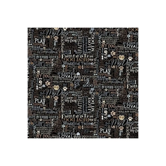 Black I Love My Dog Text