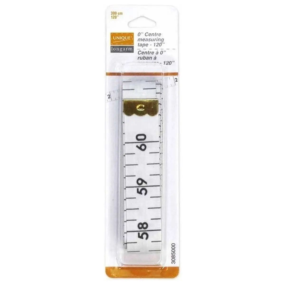 UNIQUE Longarm Zero Centre Tape Measure - 120"
