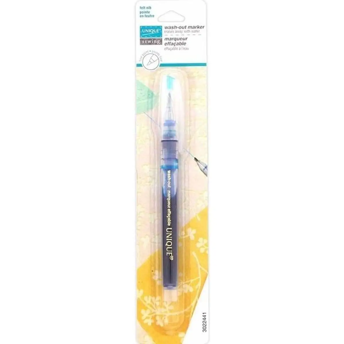Unique Sewing Wash-out Marker - Fine - Blue
