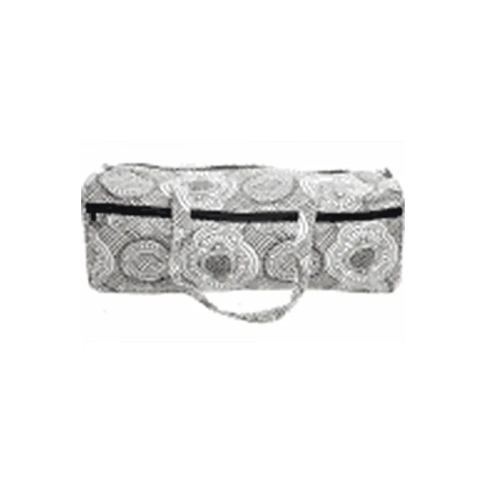 VIVACE Knitting Bag - 43 x 15 x 15cm 17? x 6? x 6? - White & Black