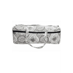 VIVACE Knitting Bag - 43 x 15 x 15cm 17? x 6? x 6? - White & Black