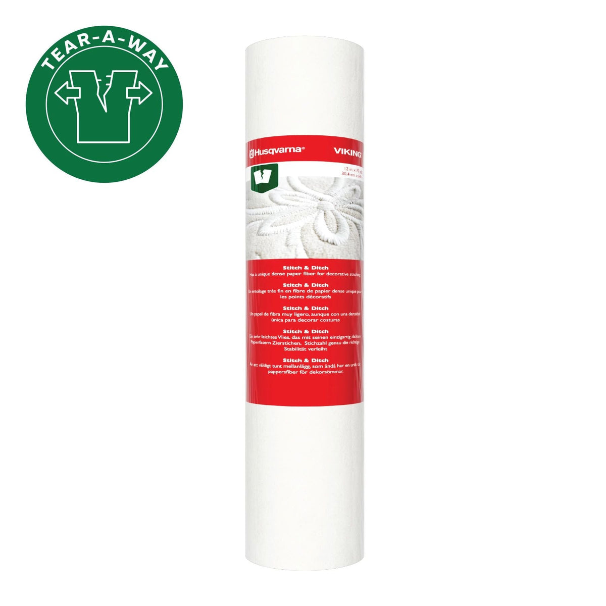 HUSQVARNA® VIKING® Stitch-In-Ditch Stabilizer - 12 Inches x 70 Yards