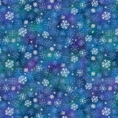 Clothworks - Snowtime (Sold By 1/2 Meter)