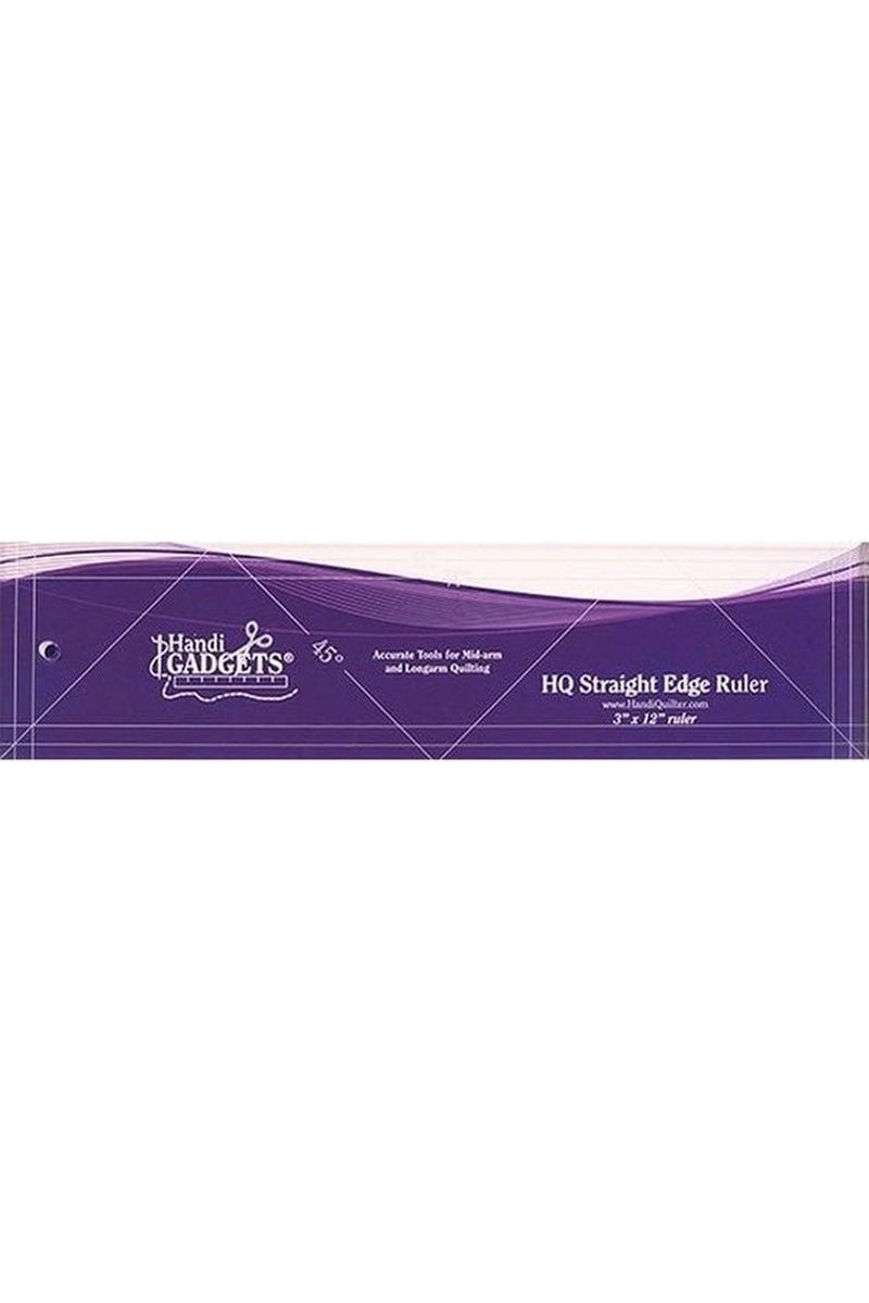 HQ Straight Edge Ruler 3" x 12"