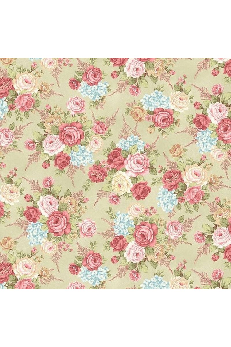 A Peaceful Garden Henry Glass F8690/66 Flannel