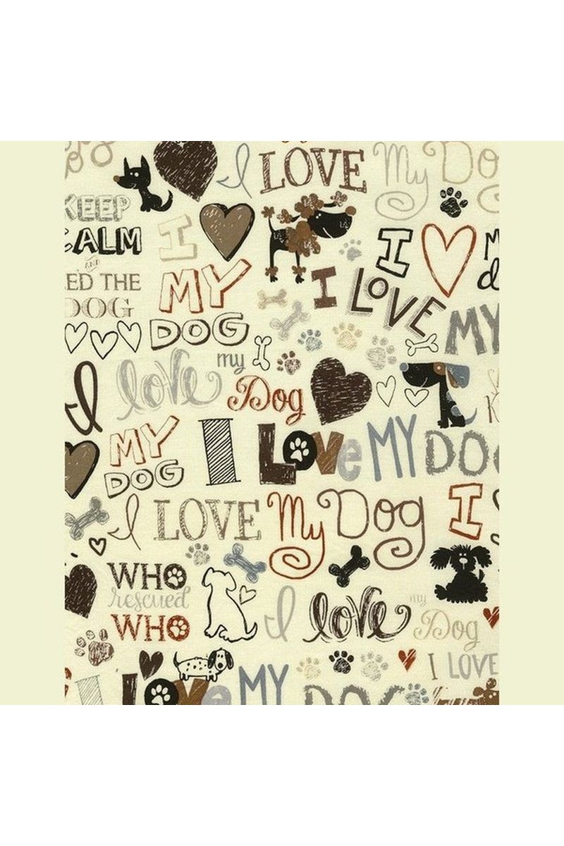 I Love My Dog Word Collage - C5710
