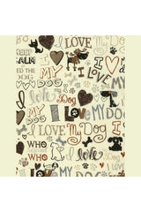 I Love My Dog Word Collage - C5710