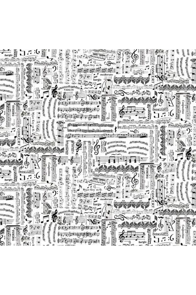 White Music Sheets 44"