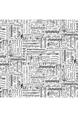 White Music Sheets 44"