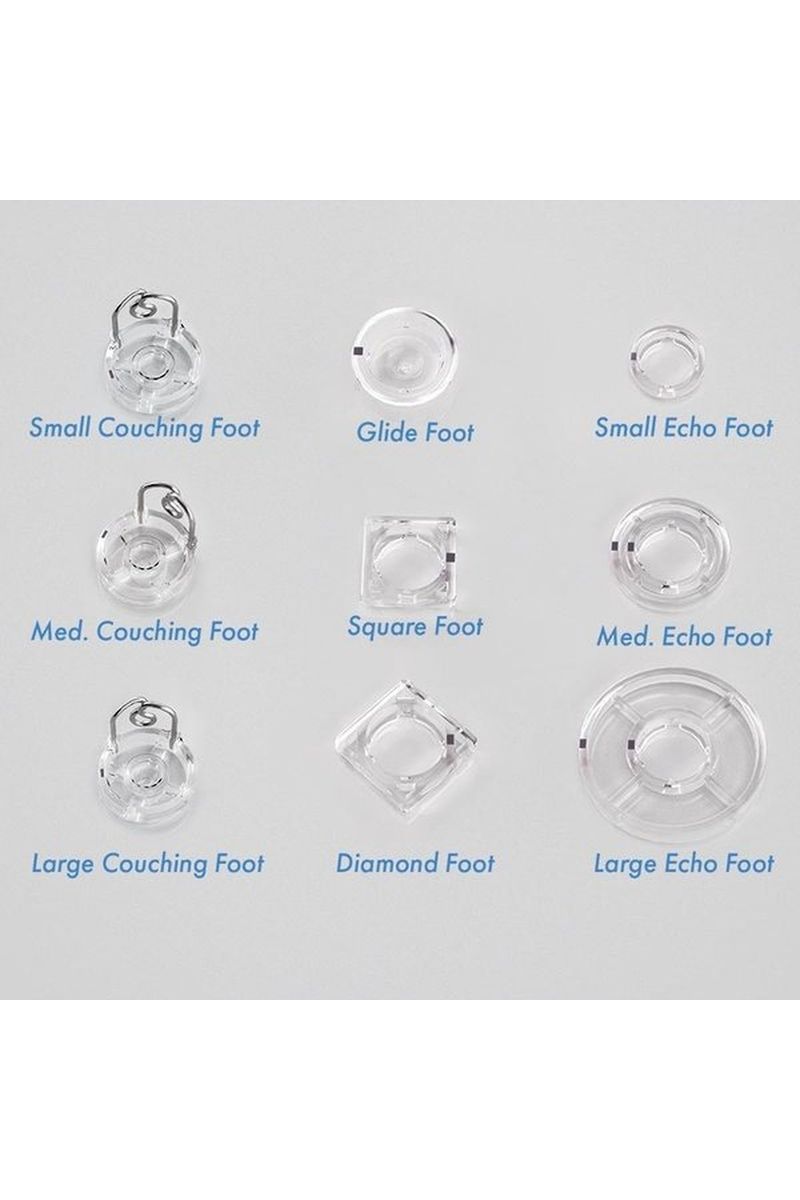 Grace Q'nique 9 Piece Plastic Foot Set