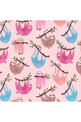 Pink Sloths Just Hanging