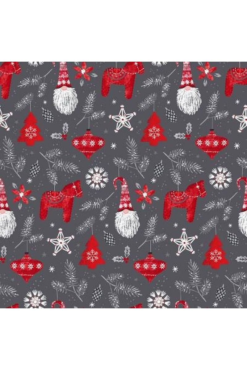 Dk Gray Hngm Ornaments
