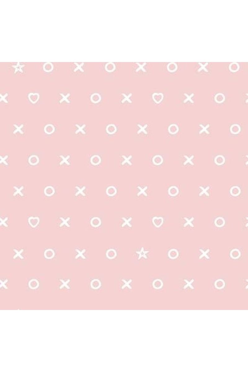 DFDM Pink Hugs/Kisses Flannel