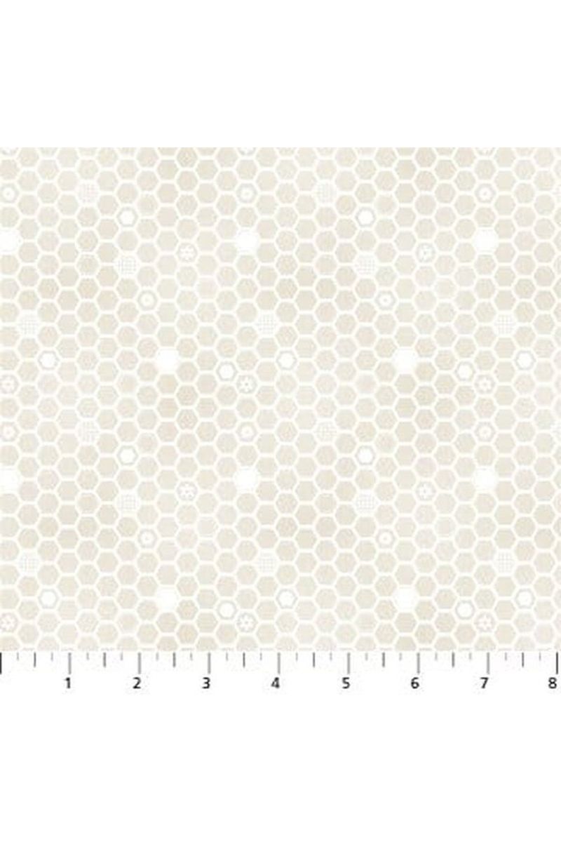 Fabric, Honey Bloom Honeycomb Hexagon