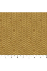 Fabric, Honey Bloom Honeycomb Hexagon