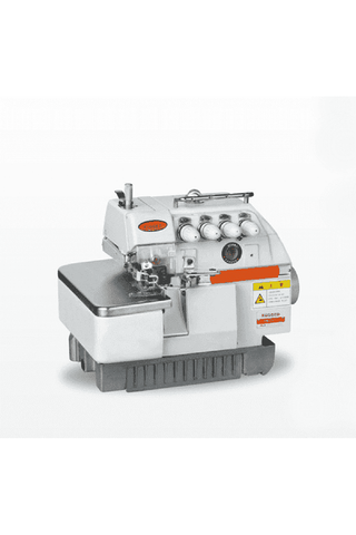 Rugged PB-747D Industrial Direct Drive Overlock Machine Cpl w/Table & Servo Motor