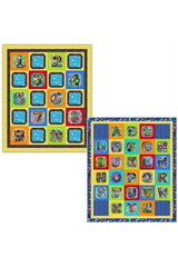 ABC 123 Menagerie Pattern