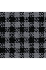 Buffalo Plaid Flannel Charcoal - 2150015B-03