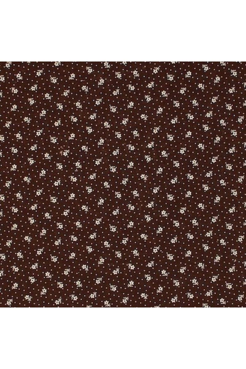 Circa 1800's Brown Floral - ST2730-0009